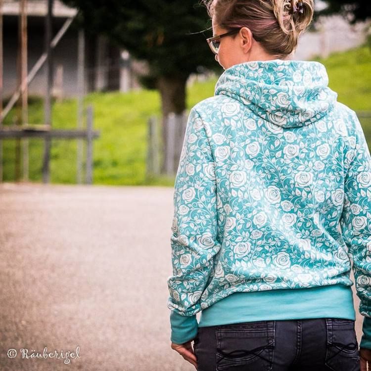 Stoffonkel Roses Stillwater joggingtyg