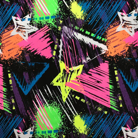 Neon Stars & Triangle