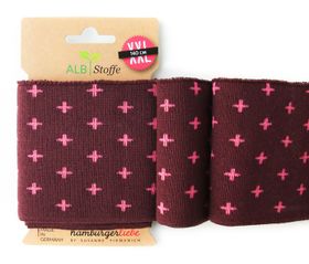 Hamburger Liebe´s Cuff Me Icon XXL Vinröda med +
