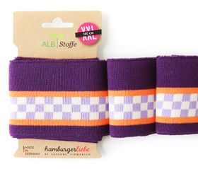 Hamburger Liebe´s Cuff Me Icon XXL Lila med schackrutor