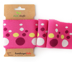 Hamburger Liebe´s Cuff Me Icon Rosa med prickar