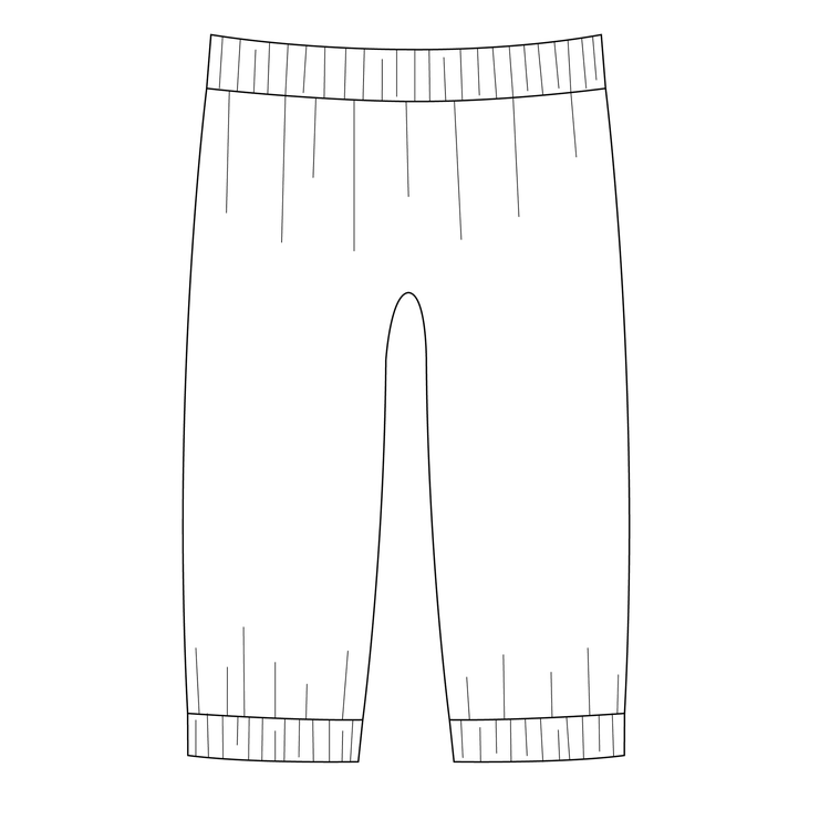 So Sew Me's Ruffle Pants stl. 56 - 152