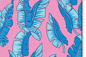 Hamburger Liebe At the beach blåa blad Bad- och Sportlycra