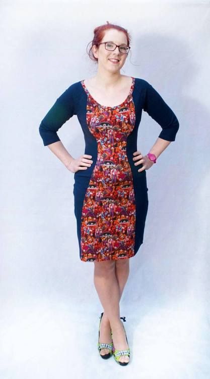 Made by Runi´s Hourglass Dress dam, stl. 34-58