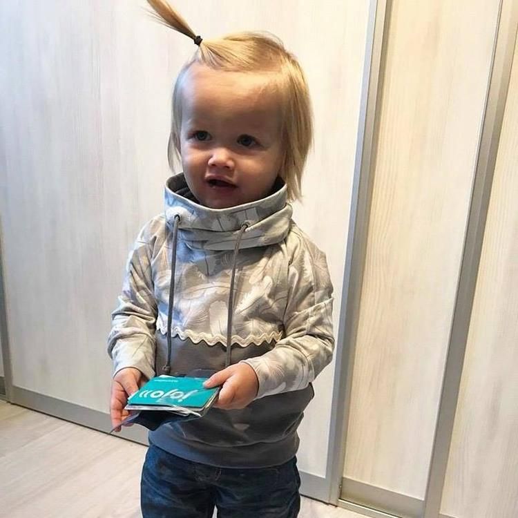 Made by Runi´s Basic Hoodie barn stl. 68 - 164