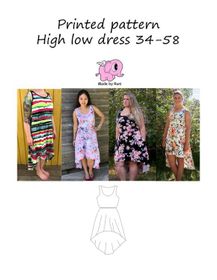 Made by Runi´s High low dress dam, stl. 34 - 58