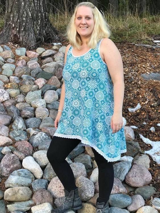 Made by Runi´s Tank top tunic with a twist dam, stl. 34 - 58