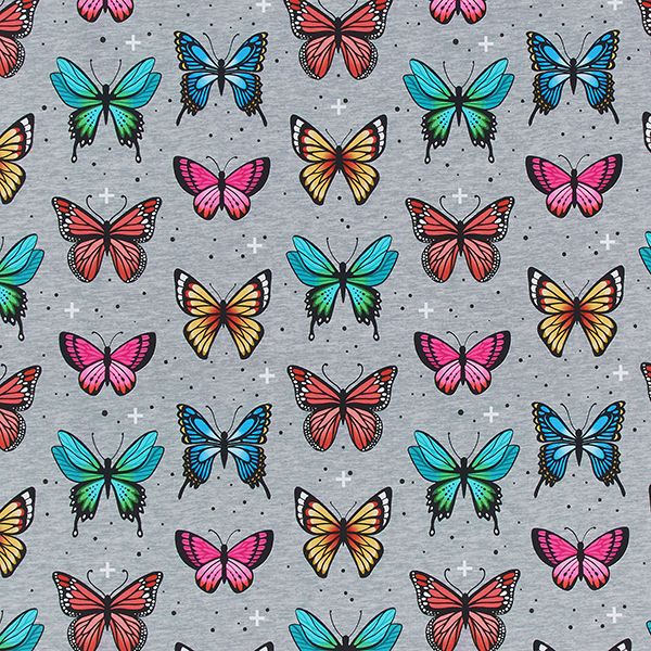 Hamburger Liebe Butterfly Grå Jersey