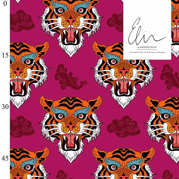 Tiger cerise