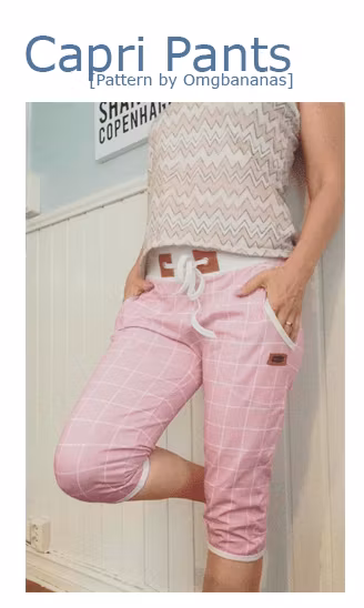 KONKURS! Capri Pants stl 34 - 56