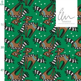Deer X-mas green
