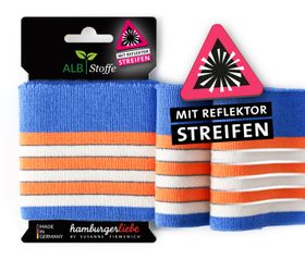 Hamburger Liebe´s Cuff Me Reflektor blå och orange