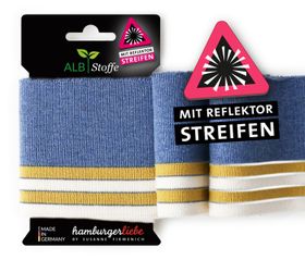 Hamburger Liebe´s Cuff Me Reflektor grå, guld och vit