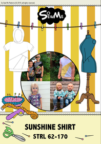 So Sew Me's Sunshine shirt stl. 62 - 170