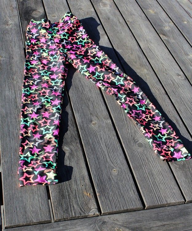 Neonstjärnor Bad- och Sportlycra
