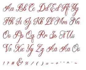 Egen text Typsnitt Beauty Lova