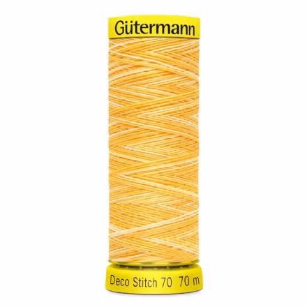 GÜTERMANN Deco Stitch sytråd 70 m, 10 olika färger OBS! BESTÄLLNINGSVARA