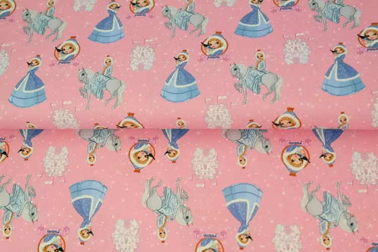 Snöprinsessa rosa French terry