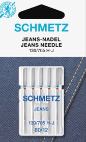 Schmetz Symaskinsnålar Jeans 80/12 (130/705 H-J)