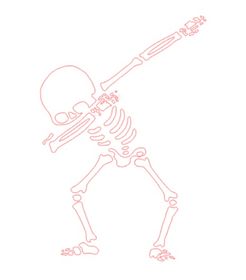Dabbing Skeleton
