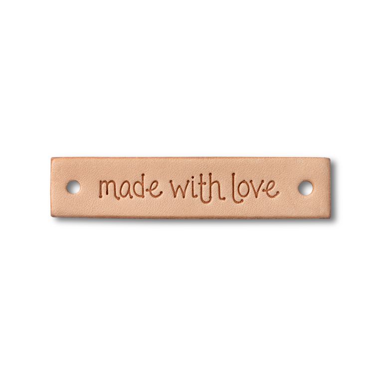 Prym Lädermärke "Made with Love"
