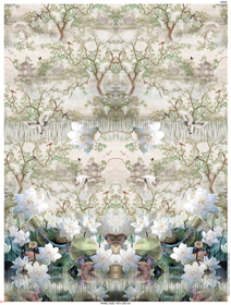 Japansk trädgård panel
