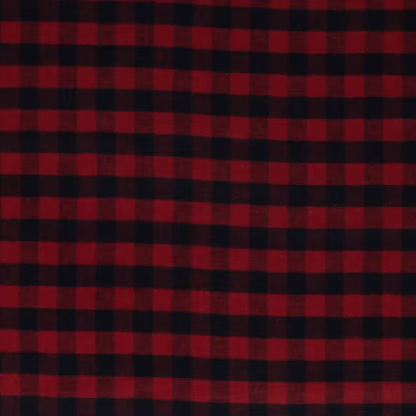 Red & black checkered (flannel)