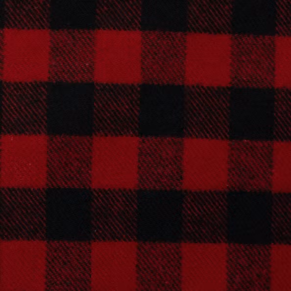 Red & black checkered (flannel)