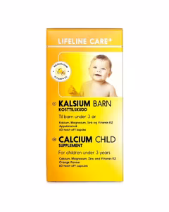 Lifeline Care Kalcium Barn 60 kapsler