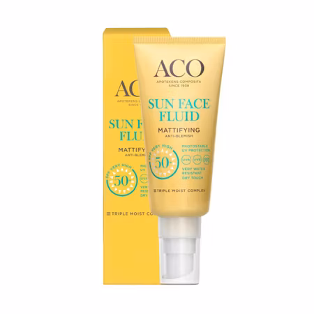 ACO Sun Mattifying Face Fluid SPF 50, 40 ml