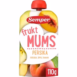Semper Fruit Treats 6M 110g - Peach