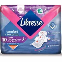 Libresse Maxi Goodnight 10 pcs