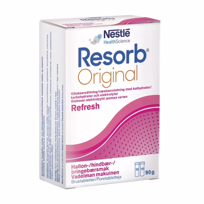 Resorb Original Hallon brustabletter 20 st
