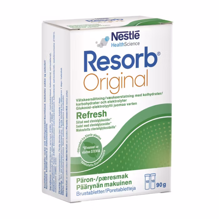Resorb Original Pear fizzy tablet 20 pcs
