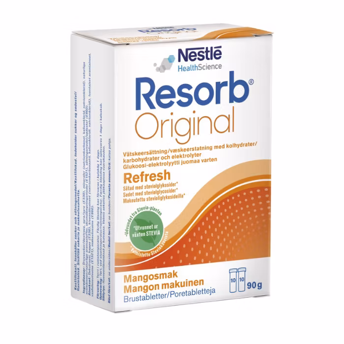 Resorb Original Mango fizzy tablet 20 pcs
