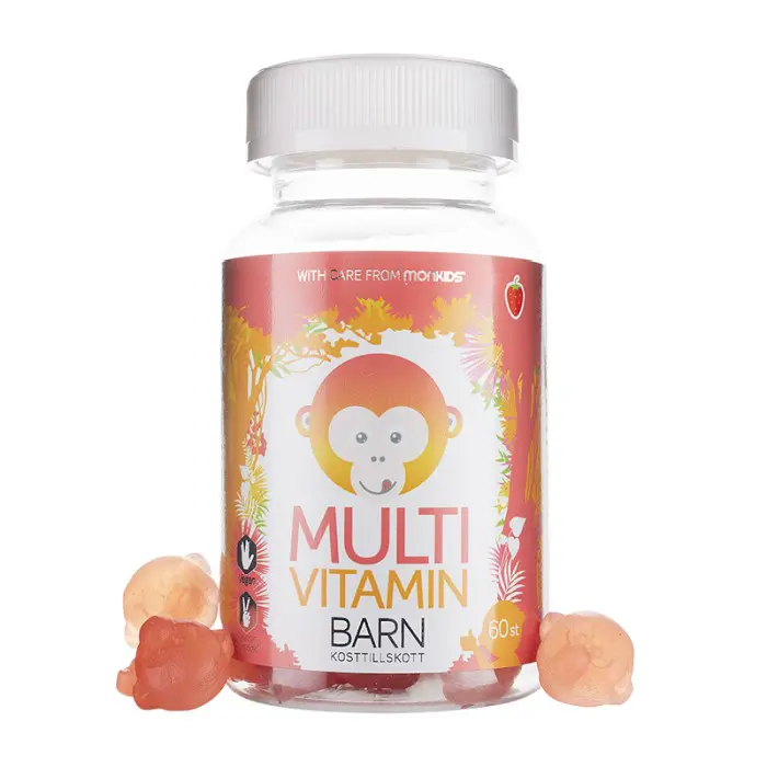 Monkids Multivitamin Strawberry 60 chewable tablets