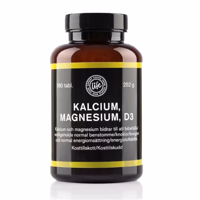Life Kalcium Magnesium D3 180 st