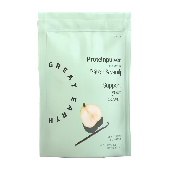 Great Earth Proteinpulver Päron 750 g
