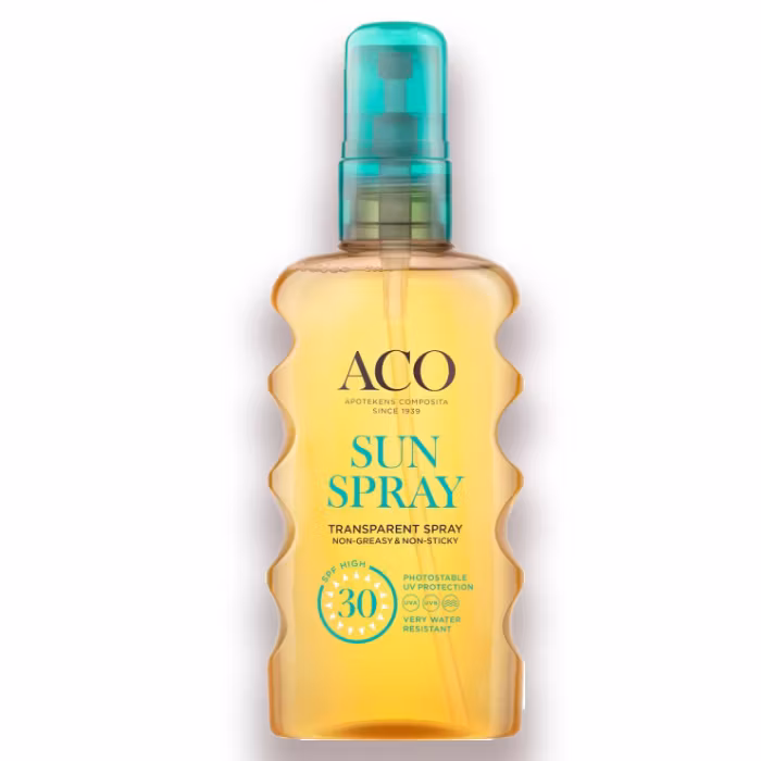 ACO Sun Transparent Spray SPF 30, 175 ml