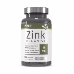 Elexir Zinc 25 mg 100 tablets