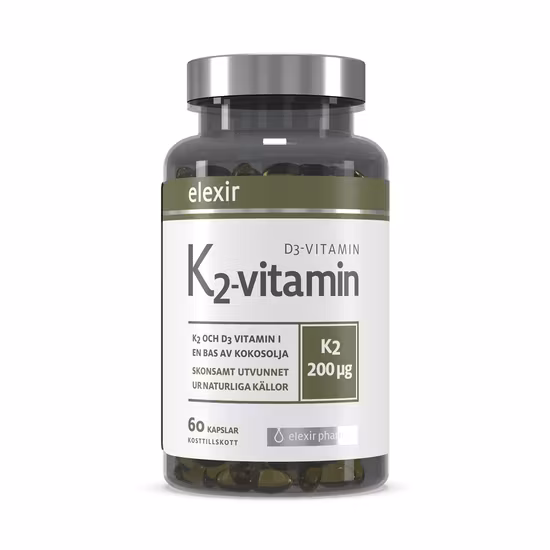 Elexir K2-vitamin D3-vitamin 60 capsules