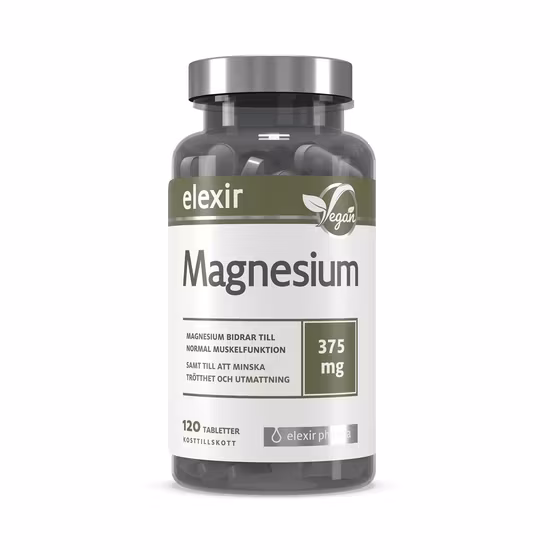 Elexir Magnesium 375 mg 120 tablets