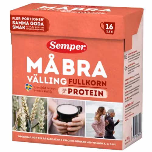 Semper Må Bra Välling Fullkorn - Protein