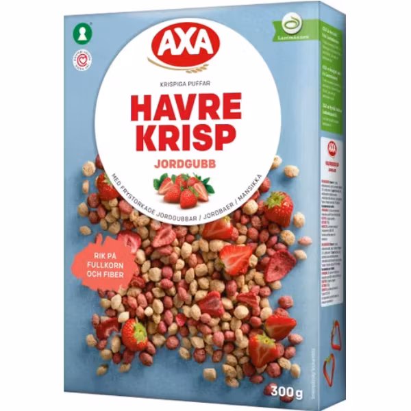 Axa Oat Crisp Strawberry 300g