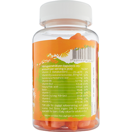 Monkids Multivitamin Children Orange 60 chewable tablets