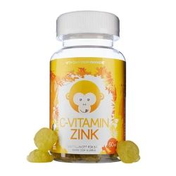 Monkids Vitamin C & Zinc Fruit flavor 60 chewable tablets