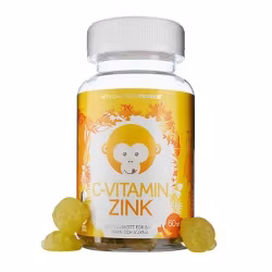 Monkids Vitamin C & Zinc Fruit flavor 60 chewable tablets