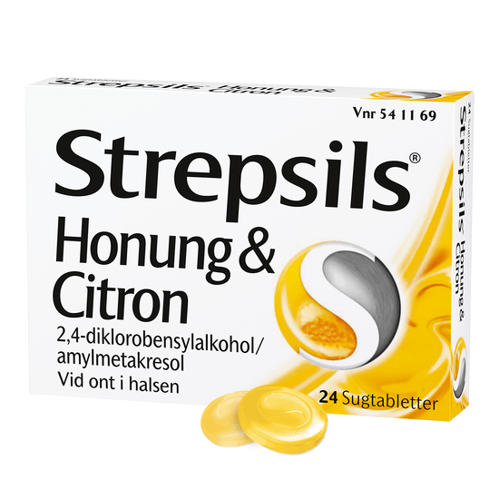 Strepsils Honey & Lemon, Lozenges 24 pcs