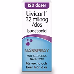 Livicort nässpray 32 mikrogram/dos 120 st