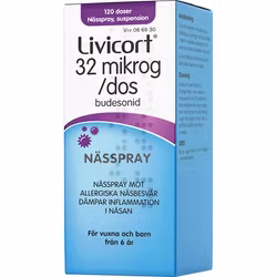 Livicort nässpray 32 mikrogram/dos 120 st